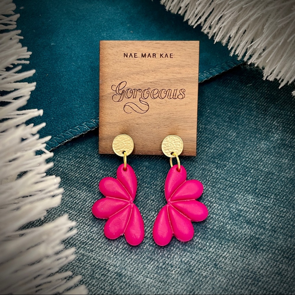 NWT Nickel-Free Clay Fusha Earrings